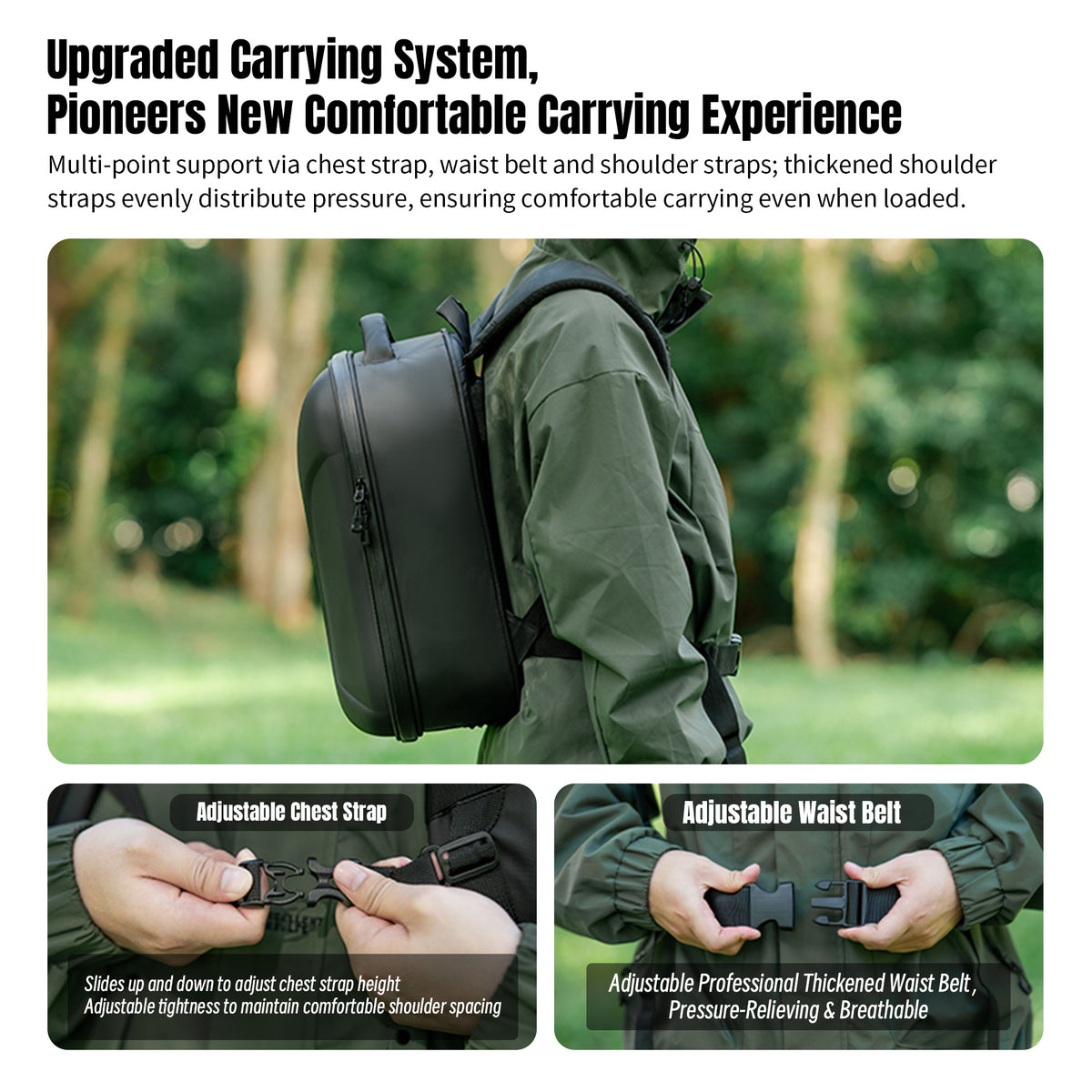 HFD-STARTRC M3 Universal Hard-Shell Drone Backpack | Mavic & Air Series