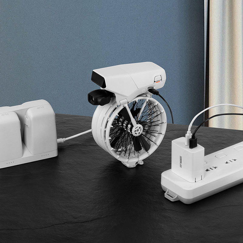 HFD 65W GaN Dual-Port Fast Charger | USB-C + USB-A