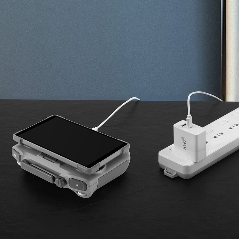HFD 65W GaN Dual-Port Fast Charger | USB-C + USB-A